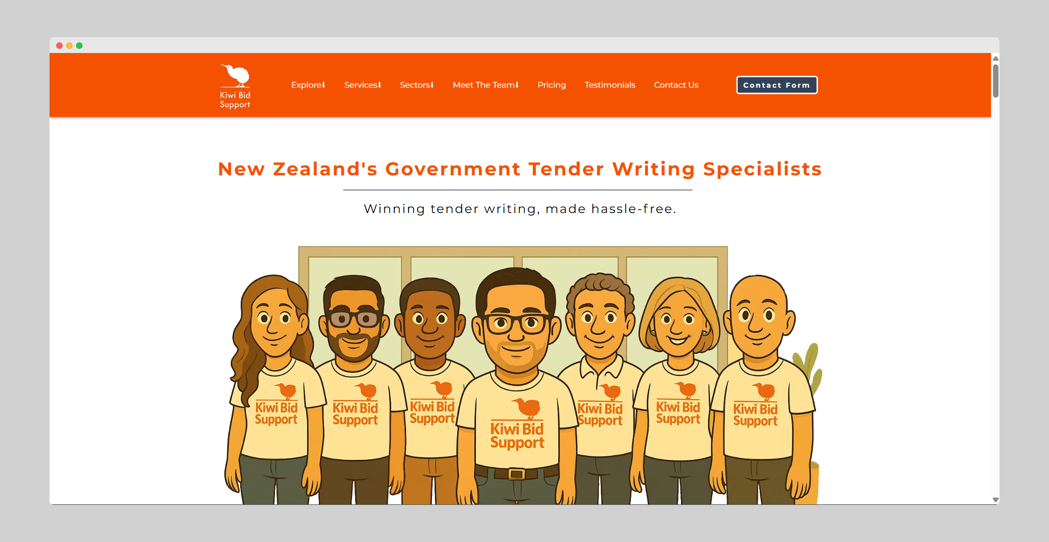Kiwi Bid Support Platform